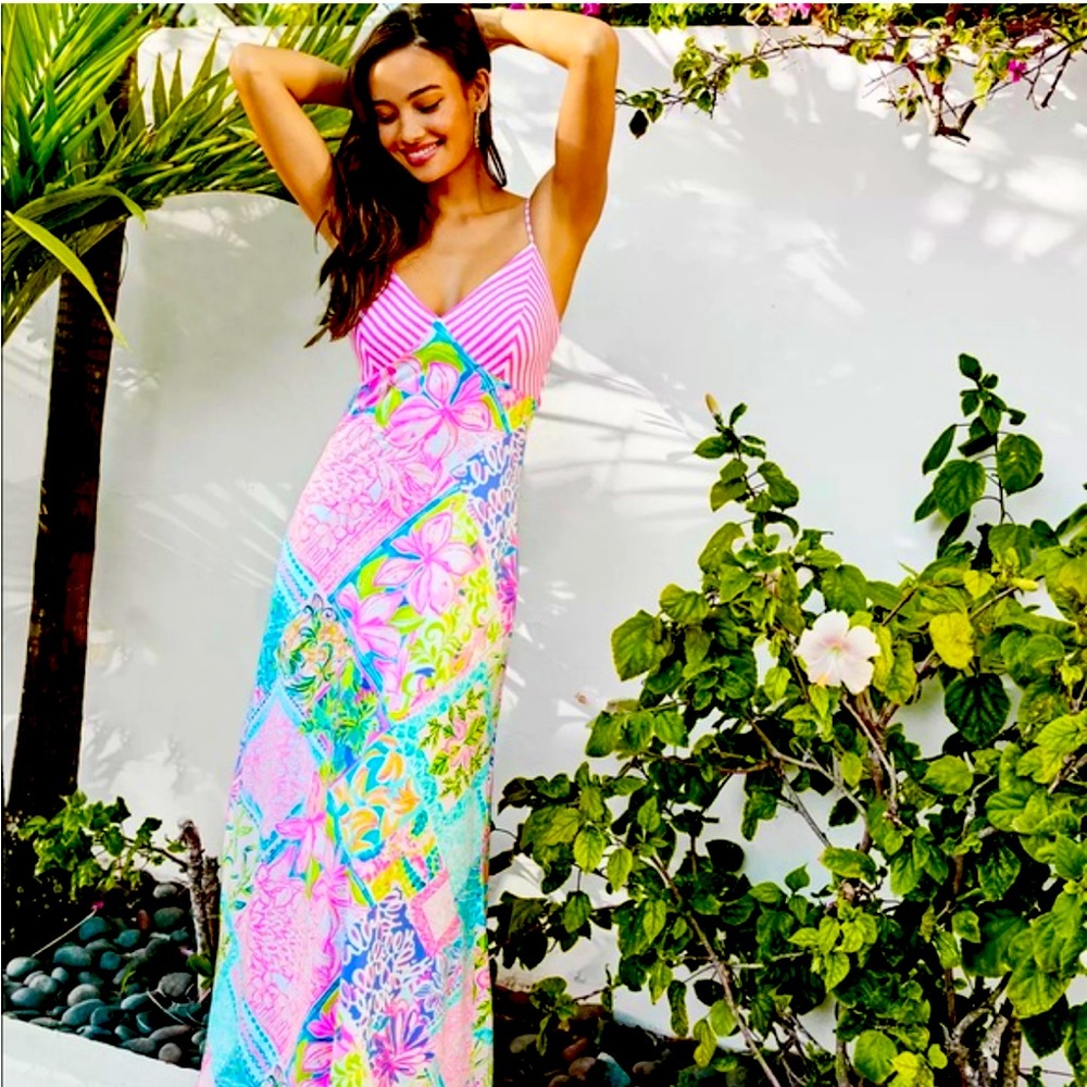 Lilly Pulitzer Maldives Maxi size 2
